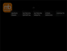 Tablet Screenshot of mbnutricion.com